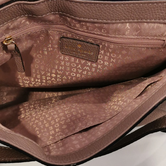 Kate Spade Mauve Crossbody Bag, Mid Sized . - Picture 10 of 15